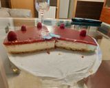 Foto del paso 9 de la receta Tarta de queso con frambuesas