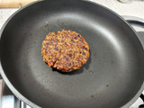 Hamburguesa vegana de soja texturizada