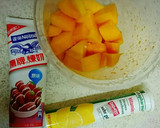 芒果冰棒的食譜步驟1照片