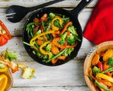 A picture of step 3 of Stir fry mixed vegetables.