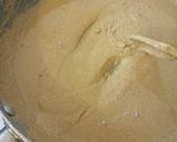 A picture of step 3 of Besan barfi.