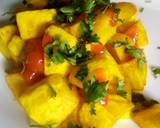Fried turmeric potatoes recipe step 4 photo