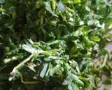 A picture of step 1 of Methi paratha.