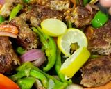 A picture of step 10 of Restaurant Style Sizzling Kabab.