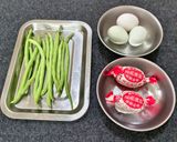 四季豆炒雙蛋(簡單料理)的食譜步驟1照片