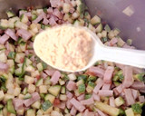 Foto del paso 2 de la receta: Calabacitas a la mexicana con carne de chuletas ahumadas