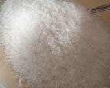 A picture of step 2 of Coconut halwa.