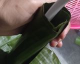 Foto langkah ke 7 dari resep Nasi Bakar Teri dan Sambal.