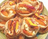 Nektarinos quarkos csiga🍑🍚 recept fázis 3 fotója