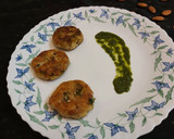 आलू पनीर की टिक्की(aloo paneer ki tikki recipe in hindi) रेसिपी चरण 4 फोटो