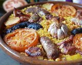 Foto del paso 6 de la receta Arroz al horno (con morcilla de cebolla y blanquet)