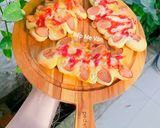 Hình bước làm 6 của món Bánh mì xúc xích phô mai kéo sợi