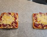 Foto del paso 3 de la receta Pizza de jamón serrano con pan de molde