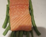 A picture of step 2 of Salmon Pesto.