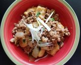 Foto langkah ke 3 dari resep Tumis Tahu Ayam Cincang.