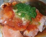 A picture of step 4 of Stickboti sandwich.