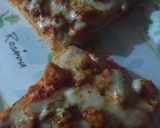 A picture of step 7 of Chickn pizza[without oven].