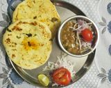 A picture of step 5 of Matar kulche.
