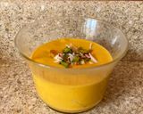 A picture of step 2 of Fruit salad with mango pulp.