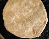 A picture of step 7 of Mooli parantha.