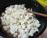 Pas rețetă Ciorbă de conopidă cu pui și smântână 2 fotografie