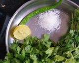 લીલી ચટણી(Green Chutney recipe in Gujarati) રેસીપી સ્ટેપ1ફોટો