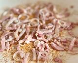 Une image de l'étape 2 de Spaghetti sautés aux lardons & courgettes au curcuma.