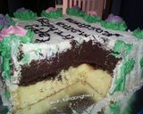 Foto langkah ke 11 dari resep Cake Hias Bunga Rose (base cake sponge cake).