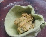 स्टाफ पालक पराठा (Stuffed Palak Paratha Recipe in Hindi) रेसिपी चरण 4 फोटो