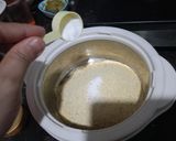 A picture of step 2 of Moong dal premix.