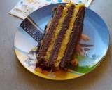 Mangókrémes születésnapi torta #gluténmentes #tejmentes #tojásfehérjementes #cukormentes recept lépés 11 foto