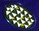 A picture of step 4 of Palak Paneer.