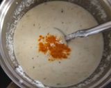 A picture of step 2 of Corn Dhokla.