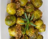 Foto del paso 3 de la receta: Coles de Bruselas al ajillo picantonas
