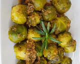 Foto del paso 3 de la receta: Coles de Bruselas al ajillo picantonas