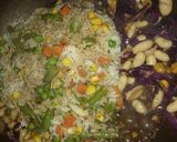 Foto del paso 1 de la receta: Salteado de arroz, vegetales y alubias
