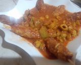 صورة لخطوة 4 من وصفة كباب بنصف صدر دجاج مع ارز 👍😋