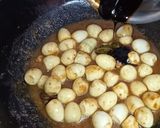 Foto langkah ke 3 dari resep Sate Telur Puyuh Bacem.