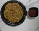 A picture of step 3 of Maize Flour and Raddish pancakes.