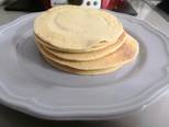 Glutén- és tejmentes amerikai palacsinta, eperdzsemmel és dióval recept lépés 3 foto