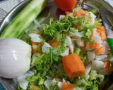 A picture of step 3 of Chana Imli salad 🥗 😋.