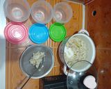 Foto langkah ke 5 dari resep BUBUR MPASI PINDANG TONGKOL (Menu Lengkap 4 Bintang) ⭐⭐⭐⭐.