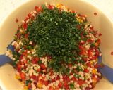 Foto del paso 3 de la receta: Ensalada de pimientos coloridos y granizo