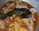 Foto langkah ke 4 dari resep Ayam Tahu Kuah Merah.