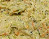 Vegyes zöldséges sajtos tócsni kapros mártogatóssal recept fázis 2 fotója