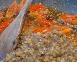Foto del passaggio 4 della ricetta Pasta e lenticchie #vegan