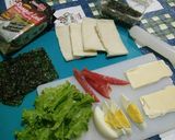 Foto langkah ke 2 dari resep Sandwich sushi.