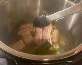 A picture of step 3 of Japanese style braised pork belly in the Instant Pot.