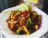 Foto langkah ke 6 dari resep Ayam jamur dan brokoli.