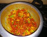 A picture of step 2 of Namkeen porridge.